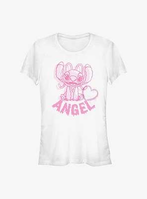 Disney Lilo & Stitch Angel Heart Girls T-Shirt