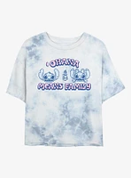 Disney Lilo & Stitch Ohana Is Family Girls Tie-Dye Crop T-Shirt