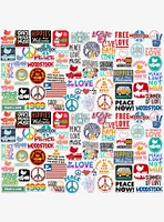 Woodstock 100ct Vinyl Stickers Variety Pack