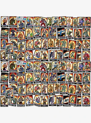 G.I. Joe Retro Card 100ct Vinyl Stickers Variety Pack
