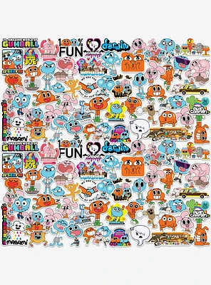 The Amazing World of Gumball 100ct Vinyl Stickers Variety Pack