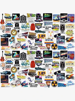 Back to the Future 100ct Vinyl Stickers Variety Pack