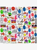 Jim Henson Signature Collection 100ct Vinyl Stickers Variety Pack