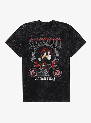 Sonic The Hedgehog Shadow Ultimate Power Biker T-Shirt