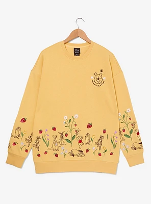 Disney Winnie the Pooh Strawberry Embroidered Crewneck - BoxLunch Exclusive