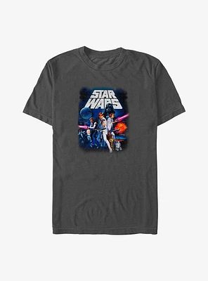 Star Wars Vintage Cast Poster T-Shirt