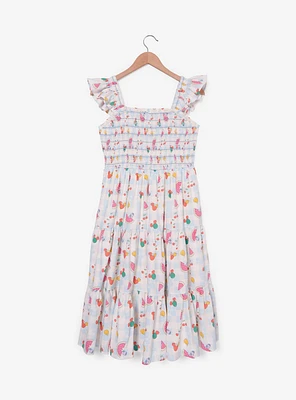 Disney Mickey Mouse Gingham Fruits Allover Print Tank Dress - BoxLunch Exclusive