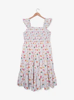 Disney Mickey Mouse Gingham Fruits Allover Print Plus Tank Dress - BoxLunch Exclusive