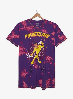 Disney A Goofy Movie Powerline Tie-Dye Plus T-Shirt Dress