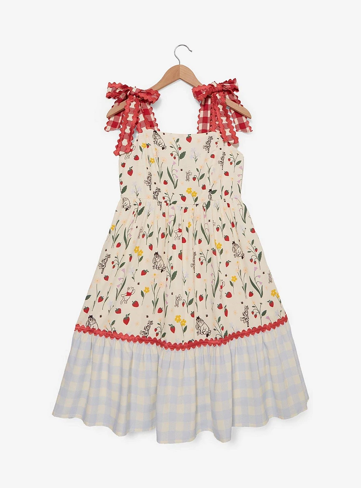 Her Universe Disney Winnie the Pooh Strawberry Plus Tie Dress