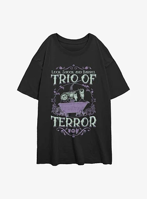 Disney The Nightmare Before Christmas Kidnapping Services?Womens Oversized T-Shirt