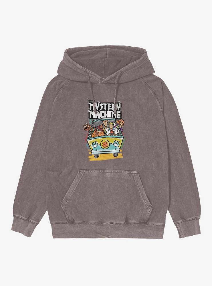 Scooby-Doo The Mystery Machine Mineral Wash Hoodie