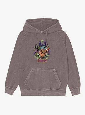 Scooby-Doo Monsters The Night Mineral Wash Hoodie