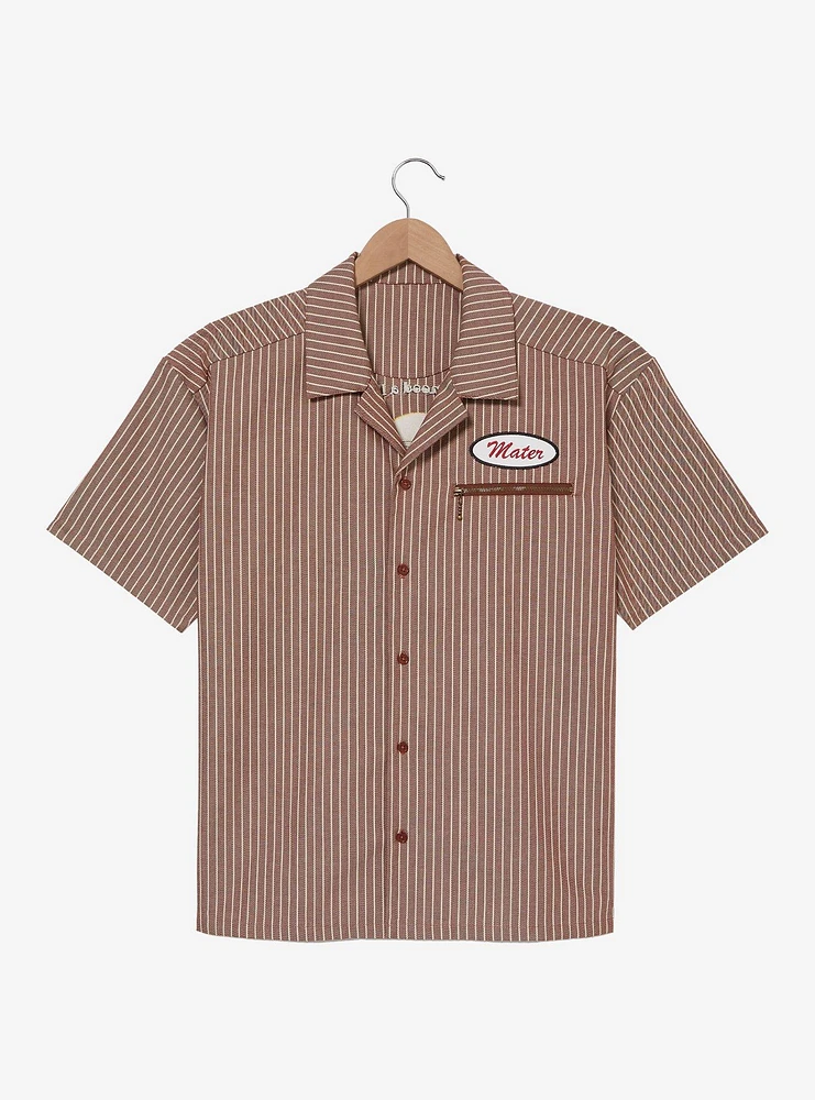 Disney Pixar Cars Tow Mater Woven Button Up — BoxLunch Exclusive