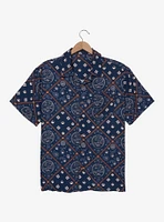 Star Wars Rebel Alliance Paisley Print Woven Button Up — BoxLunch Exclusive