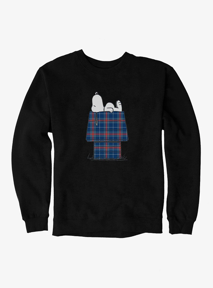 Peanuts Snoopy's Plaid House Sweatshirt