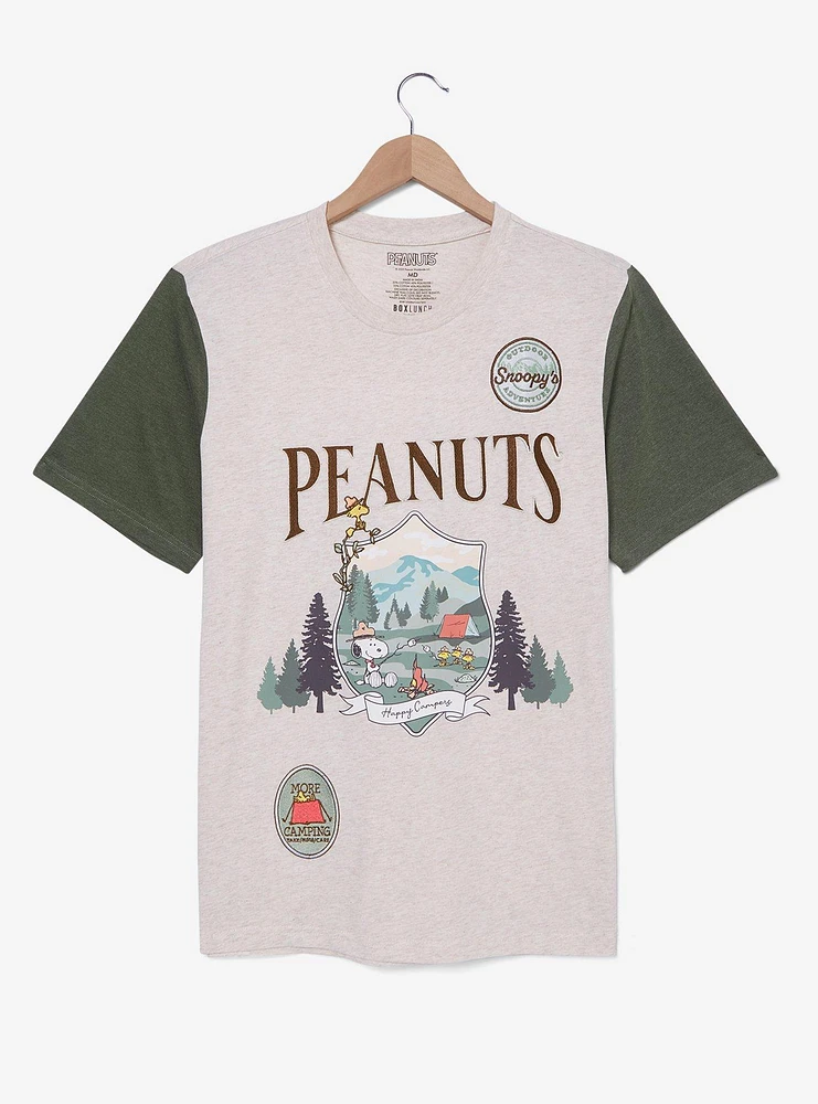 Peanuts Snoopy Beagle Scouts Contrast T-Shirt — BoxLunch Exclusive