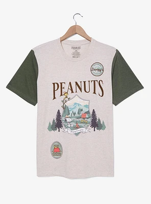 Peanuts Snoopy Beagle Scouts Contrast T-Shirt — BoxLunch Exclusive
