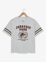 Jurassic Park Logo Embroidered T-Shirt - BoxLunch Exclusive
