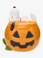 Peanuts Snoopy Jack-o-Lantern Cookie Jar — BoxLunch Exclusive