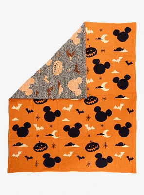 Disney Mickey Mouse Halloween Icons Feather Knit Throw — BoxLunch Exclusive
