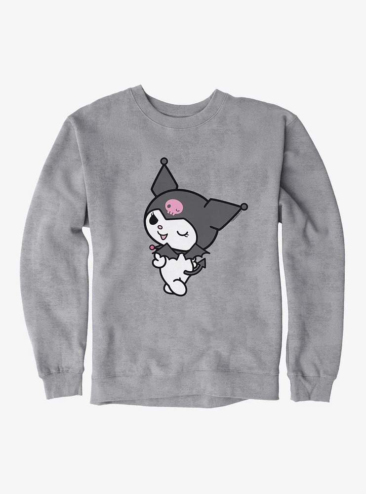 Kuromi Turning Wink Sweatshirt