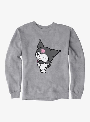 Kuromi Turning Wink Sweatshirt