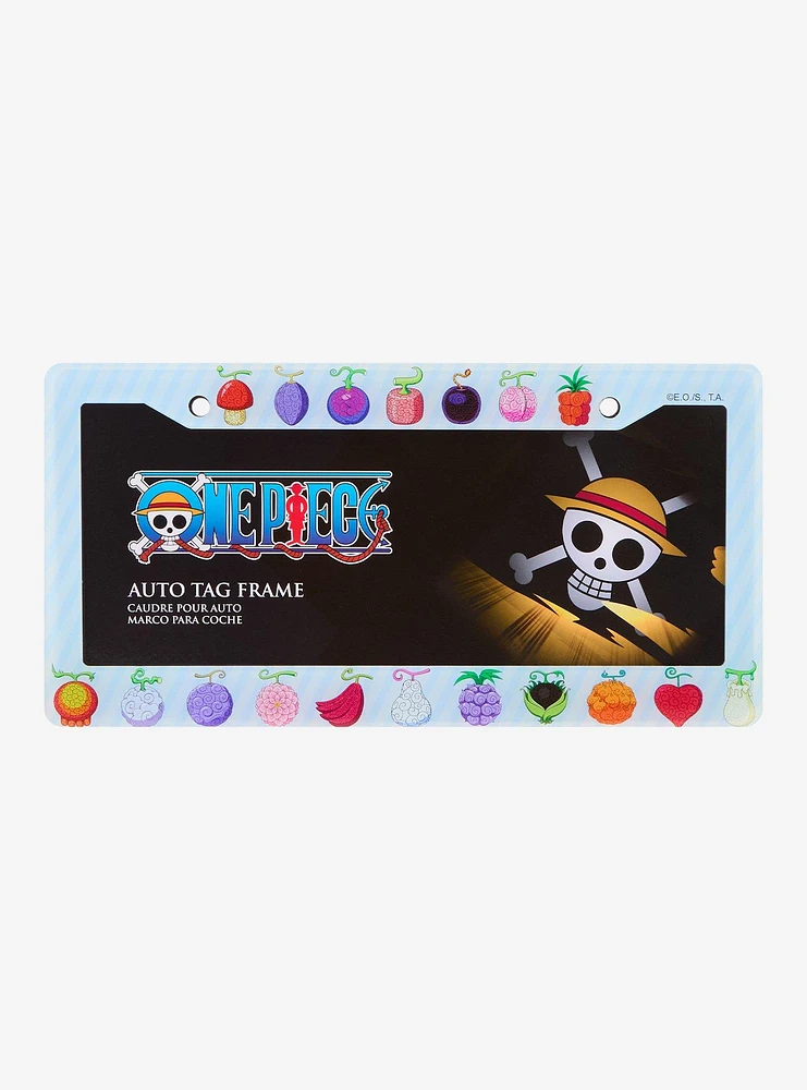 One Piece Devil Fruit License Plate Frame