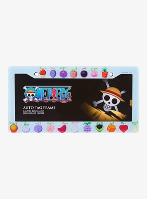 One Piece Devil Fruit License Plate Frame