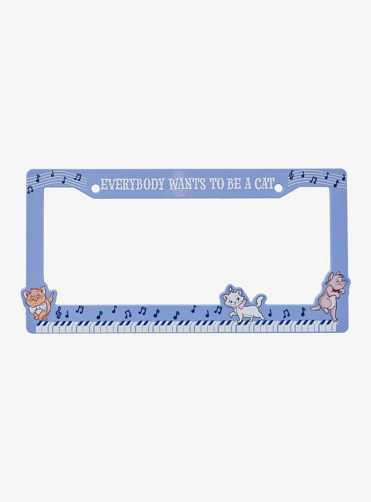 Disney The Aristocats Everybody Wants to Be a Cat License Plate Frame — BoxLunch Exclusive