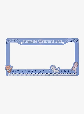 Disney The Aristocats Everybody Wants to Be a Cat License Plate Frame — BoxLunch Exclusive