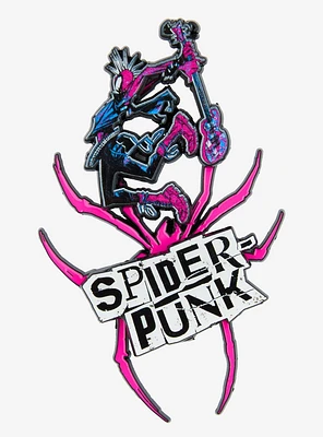 Marvel Spider-Man: Across the Spider-Verse Spider-Punk Multi-Piece Enamel Pin Set - BoxLunch Exclusive