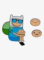Adventure Time Finn Facial Change Enamel Pin — BoxLunch Exclusive