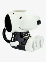 Peanuts Snoopy Skeleton Costume Figural Mug
