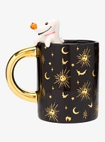 Disney The Nightmare Before Christmas Zero Black and Gold Critter Mug — BoxLunch Exclusive