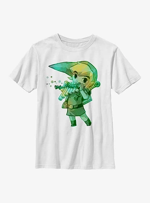 The Legend Of Zelda Flute Watercolor Youth T-Shirt