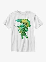 The Legend Of Zelda Flute Watercolor Youth T-Shirt