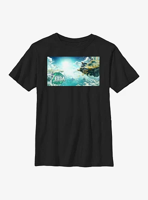 The Legend Of Zelda Tears Kingdom Sky Island Youth T-Shirt