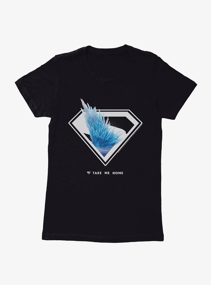 DC Superman Fortress Of Solitude Womens T-Shirt