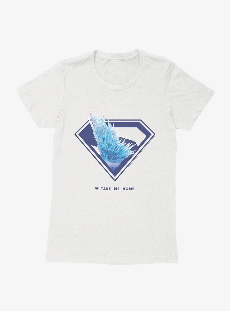 DC Superman Fortress Of Solitude Womens T-Shirt