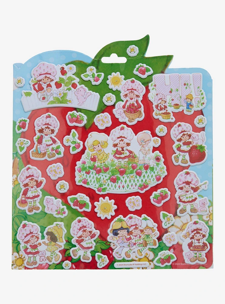 Strawberry Shortcake Puffy Sticker Set