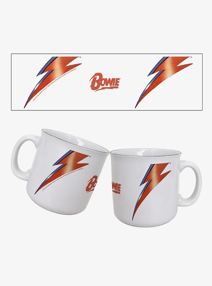 David Bowie Lightning Bolt 20oz Camper Mug