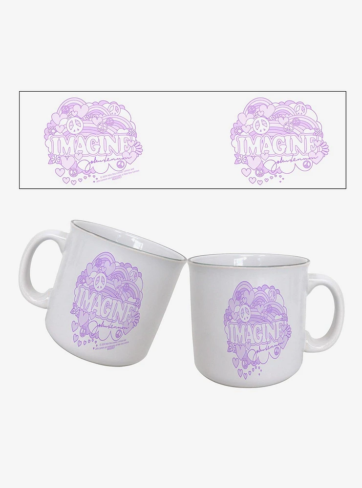 John Lennon Imagine Psychedelics 20oz Camper Mug