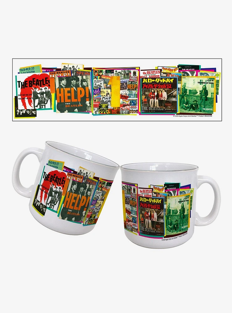 The Beatles 1 Singles Collage 20oz Camper Mug