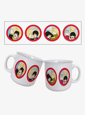 The Beatles YS Portholes 20oz Camper Mug