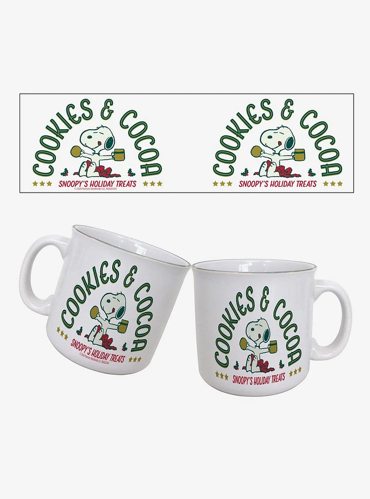 Peanuts Cookies & Cocoa 20oz Camper Mug