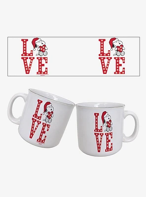 Peanuts Love Holiday Snoopy 20oz Camper Mug