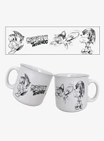 Sonic The Hedgehog Character Graphite 20oz Camper Mug