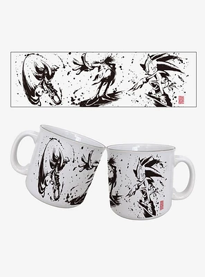 Sonic The Hedgehog Japanese Splat 20oz Camper Mug