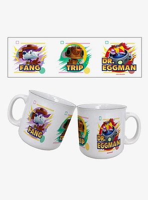 Sonic Superstars Villains 20oz Camper Mug